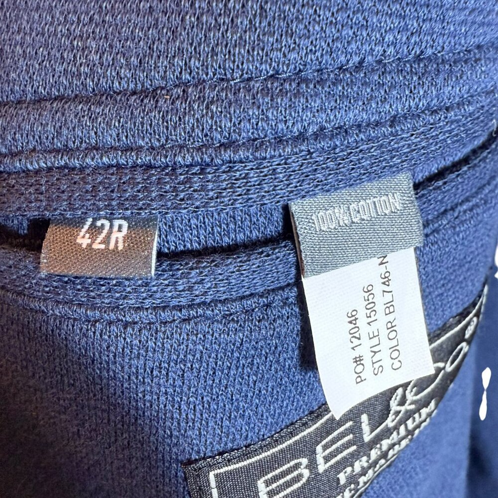 Bonobos Men's Navy Blazer 42R - Bel & Co Italian Cotton Fabric - EUC - Picture 8 of 9